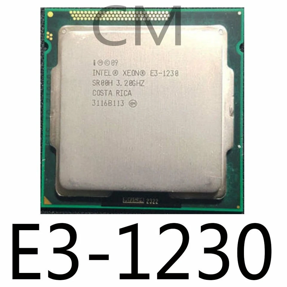 Intel Xeon E3-1230 3.2 GHz Quad-Core 8M 80W LGA 1155 CPU Processor - Image 1 of 1