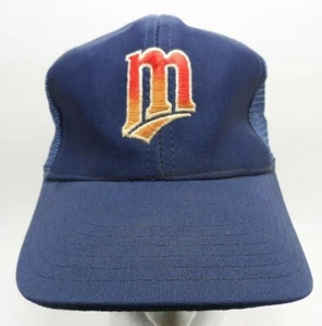 Gorra de béisbol azul vintage de los gemelos de Minnesota con cierre a presión - Imagen 1 de 12