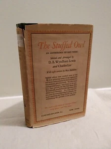 1st Ed 1930 The Stuffed Owl Anthology D B Wyndham Lewis Charles Lee Max Beerbohm - Picture 1 of 12