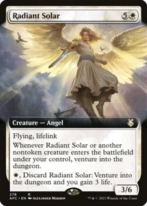 Arte extendido solar radiante Magic The Gathering - Comandante de aventuras en los reinos olvidados - Imagen 1 de 1