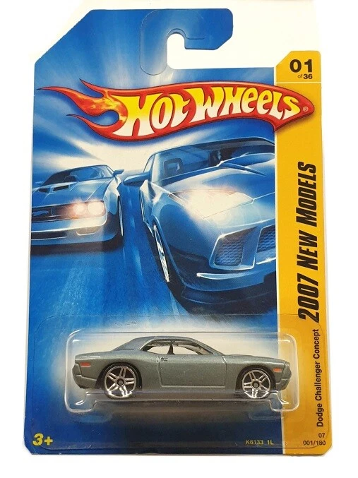 HOT WHEELS K6133 DODGE CHALLENGER CONCEPT 1/36 2007 NEW MODELS 001/180 - Image 1 of 1