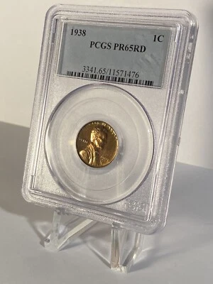 1938-P 1C Lincoln Cent Proof PCGS PR65RD - Image 1 of 4
