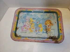 CARE BEARS Cousins VINTAGE LAP TRAY/TV METAL- Read - Picture 1 of 7