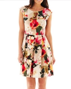 Tiana B Multicolor Floral Dress - Picture 1 of 4