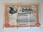 Isabella Gold Mining Company Colorado Stock Certificate