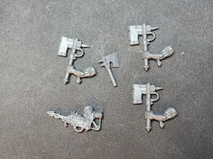 Warhammer 40k Miniatures Space Orks Nobz Coppas x3 Cybork Arm x1 Bits Lot, I229 - Picture 1 of 2