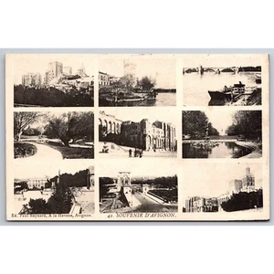 Postal Francia Antiguo Souvenir D'Avignon 0296 - Imagen 1 de 2