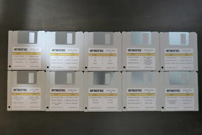 16SAMPLES Ensoniq Mirage Complete 30 Disk Set - Factory Library Disk A1-C10