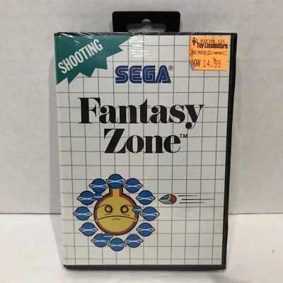 RARE SEALED Fantasy Zone Shooting Sega Master SMS Brand New Sealed Oval Seal - Image 1 of 4