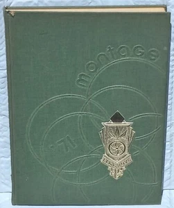 1971 Montage Elk Grove High School Yearbook Elk Grove Illinois - Picture 1 of 2