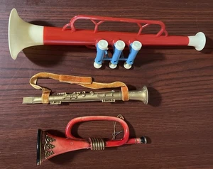 3 instrumentos de plástico de plástico para juguetes/ornamentos de Navidad de colección - Imagen 1 de 16