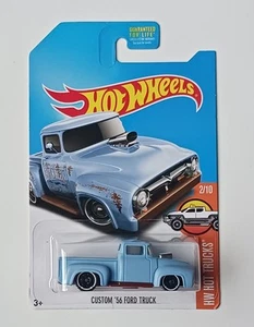 2017 Hot Wheels Custom 56 Ford Truck Error Truck Missing Side Tampo K-Mart Color - Picture 1 of 3
