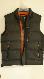 Orvis Down Puffer  Zip Vest coat mens medium green - Picture 1 of 7