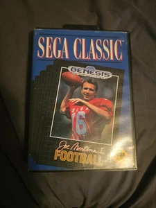 Sega Classic: Joe Montana Football (Genesis) CASE AND MANUAL ONLY - Picture 1 of 4