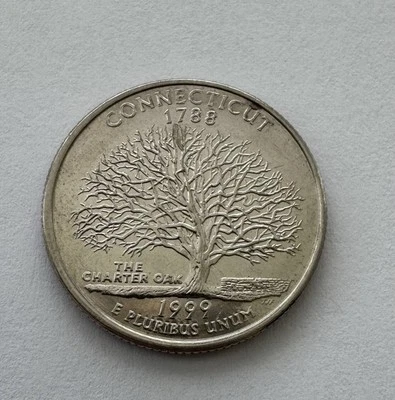 1999 D Connecticut State Quarter Rare  - Image 1 of 2