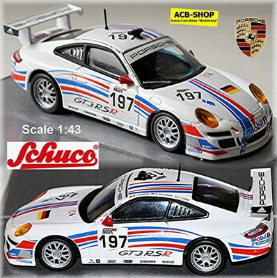 Porsche 911 GT3 RSR Tipo 997 Spa 24 Ore 2006 #197 Tiemann Luhr 1:43 Schuco - Immagine 1 di 4