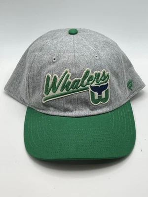 Sombrero gris Hartford Whaler (talla única) para hombre fanáticos serie de hockey vintage NUEVO Foto 1 de 4