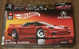 Mattel Brick Shop Hot Wheels '90 Acura NSX Building Toy hotwheels NSX set B1 - Picture 1 of 4