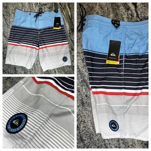 Bañador corto Quicksilver Board para hombre Swell V Beach 31 surf elástico BHC6 - Imagen 1 de 9