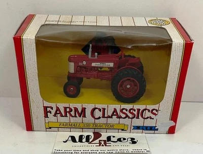 VINTAGE 1991 "FARM CLASSICS" ERTL FARMALL 350 TRACTOR DIECAST TOY 1:43 ~ NIB - Image 1 of 2