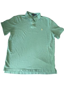 Camiseta Polo Ralph Lauren Informal Cuello Manga Corta Para Hombre Talla L/G Verde Como Nueva - Imagen 1 de 6