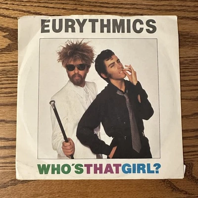 Eurythmics – Who's That Girl? - Vinyl 7" Single UK Import - VG - Image 1 of 2