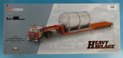 CORGI Heavy Haulage Scammell Crusader, King Trailer & Vessel Load 1:50 Scale LE - Image 1 of 4