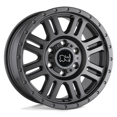 16x8 Black Rhino YELLOWSTONE MATTE GUNMETAL Wheel 6x130 (45mm) - Image 1 of 4