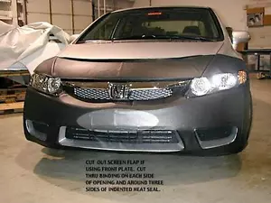 Lebra Front End Mask Cover Bra Fits HONDA CIVIC SEDAN & Hybrid 2009-2011 - Picture 1 of 1