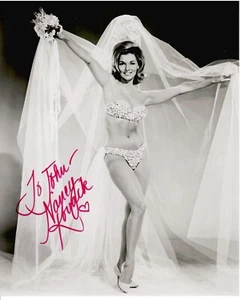 NANCY KOVACK HAND SIGNED 8x10 PHOTO+COA VERY SEXY POSE TO JOHN - Picture 1 of 1