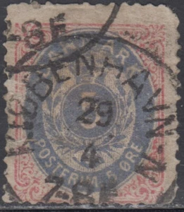 Danimarca USATO Scott # 27 valore $ 72,50 - Foto 1 di 1