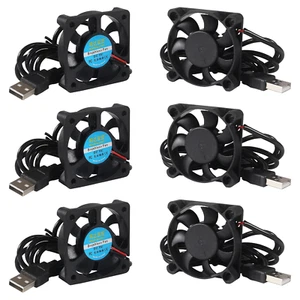 5V USB Brushless Cooling Fan 50mm x 50mm x 10mm - 6.3CFM, 4000RPM, 21dBA Noise - Picture 1 of 9