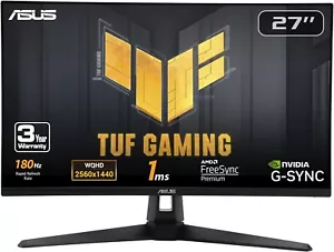 ASUS TUF Gaming 27” 1440P HDR Monitor (VG27AQ3A) - Picture 1 of 8