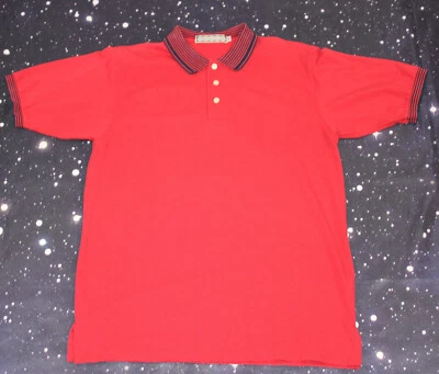 Vintage Nicklaus Red Golf Polo - Large - Made in USA, 100% Cotton, Single Stitch - Image 1 of 4