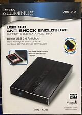 Ultra - U12-43834 - 2.5" SATA HDD/SSD Enclosure - USB 3.0, Black 