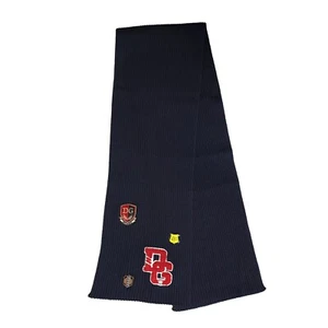 DOLCE & GABBANA Kids Scarf Dark Blue Wool Logo Neck Warmer Foulard RRP 520usd - Picture 1 of 5