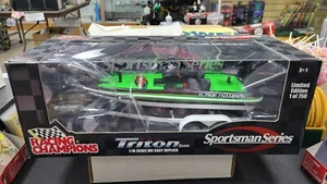NIB 2002 TRITON FISHING BOAT NHRA JOHN FORCE SPORTSMAN SERIES RACING CHAMPIONS - Picture 1 of 8