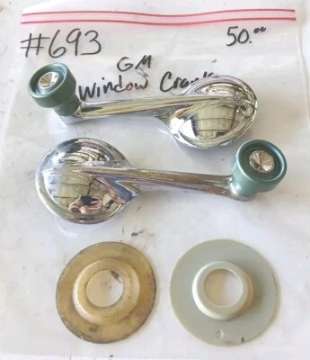 (2) Винтаж 1960-х (?) Шатуны для окон GM Chevrolet Oldsmobile Pontiac Buick с прокладками - Изображение 1 из 4