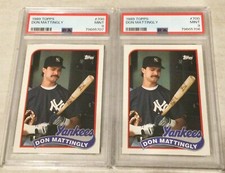 (2) 1989 Topps Don Mattingly #700 PSA 9 Mint