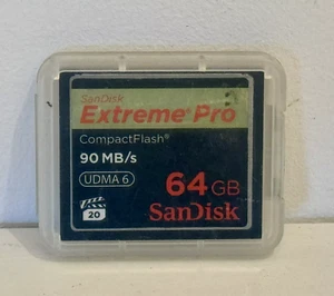 SanDisk 64GB Extreme Pro CompactFlash Card - UDMA 6 90MB/s - Picture 1 of 6