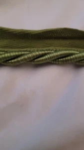 OLIVE GREEN LIP CORD BY THE YARD - Picture 1 of 3