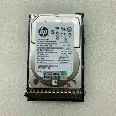 HP 1TB MM1000JEFRB / ST1000NX0333 7.2K Rpm Sas 2.5" 765452-001 HARD DRIVE G8/G9 - Image 1 of 4