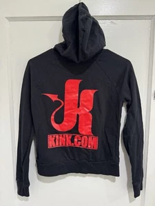 RARE Kink Women’s Hoodie Sz Small Big Logo Studios Website Full Zip Jacket Y2k - Picture 1 of 5