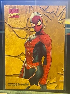 2024 Finding Unicorn Marvel Comics Universum Evolution Golden #18 Spider-Man /100 - Bild 1 von 3