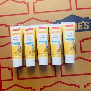 6X BURT'S BEES MILK & HONEY BODY LOTION 1 OZ Each Normal To Dry Skin Free Ship - Picture 1 of 5