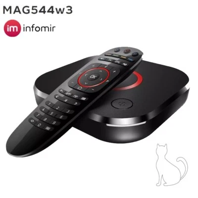 Infomir MAG 544w3 | original 4K LinuxTV box from the manufacturer 2025, Wi-Fi 5G - Image 1 of 4