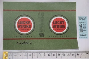 Segunda Guerra Mundial Ejército de los Estados Unidos Golpe de la Suerte Verde Tipo de Guerra Mundial Paquete de Cigarrillos Copia Envoltura - Imagen 1 de 1