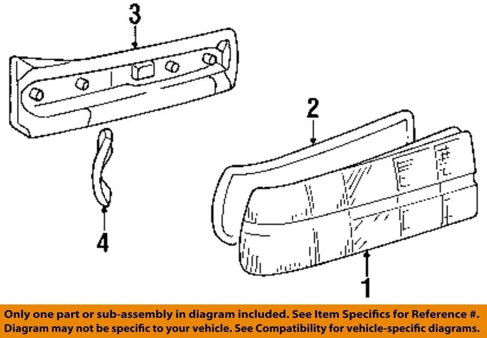 Luz trasera izquierda BMW OEM 88-92 325i 63211385381 Foto 1 de 1