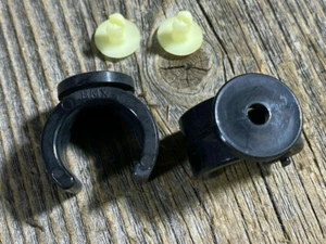 OLD SCHOOL BMX MX NUMBER PLATE ASCO BMX CLIPS CLIP-ON HANDLEBARS NOS NETHERLANDS - Picture 1 of 3