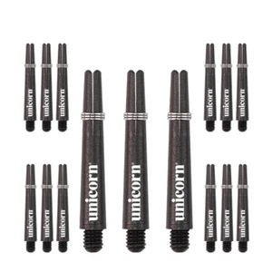 Unicorn Gripper 3 Dart Stems - Short 35mm - Black Nylon - 5 Sets (15) Shafts - Picture 1 of 3